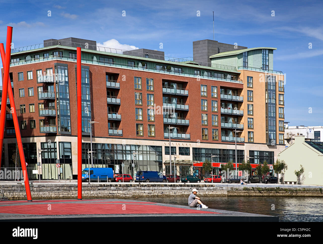 Longboat Quay apartments Dublin Docks Ireland Stock Photo Alamy