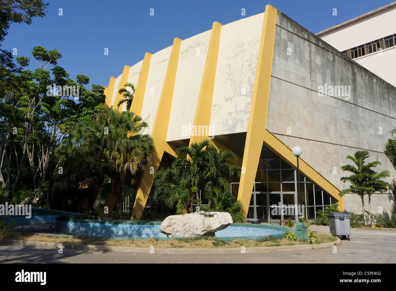 Rear entrance of National Theatre of Cuba, Havana, Cuba Stock Photo