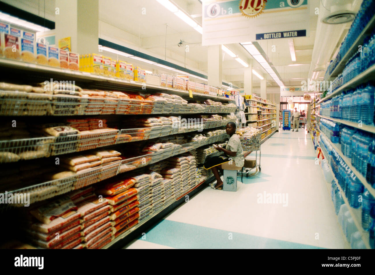 Stacking Shelves Supermarket High Resolution Stock Photography and