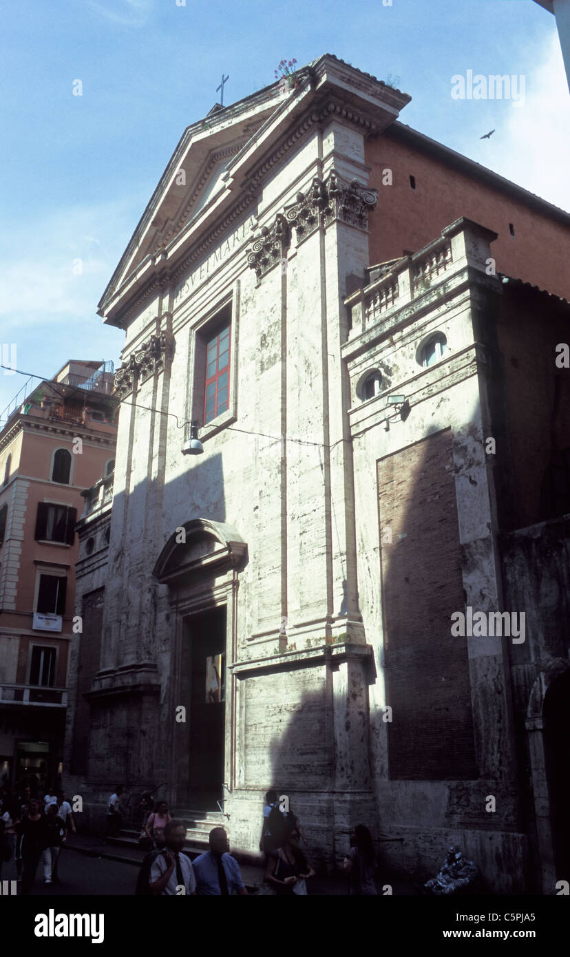 Chiesa di Gesù e Maria, Rome Stock Photo - Alamy