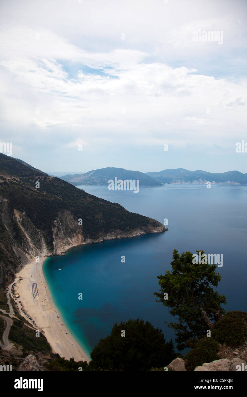 myrtos bay, beach, Kefalonia, Greek island, Greece, Europe famous for