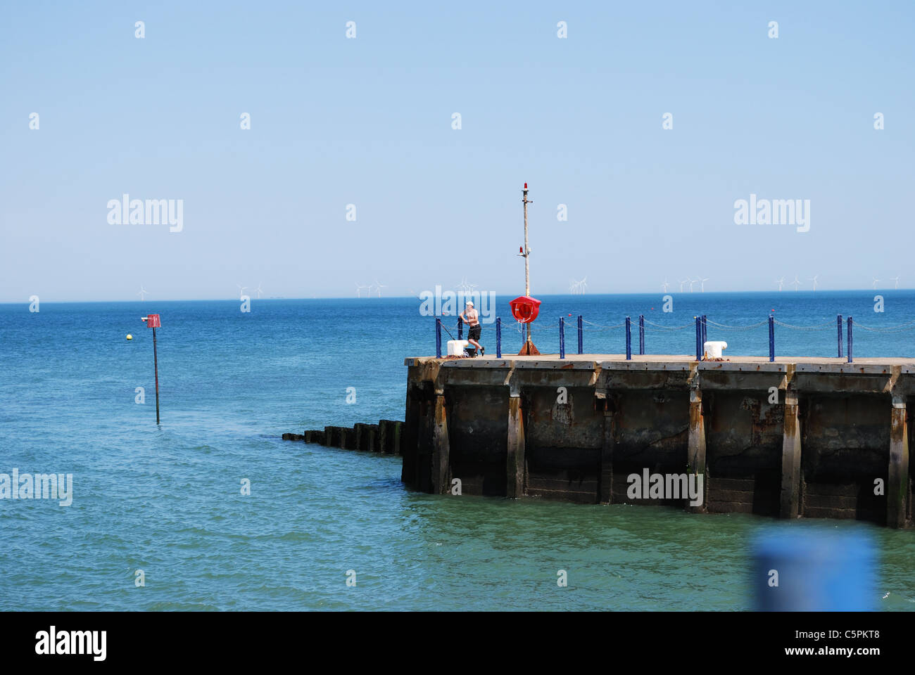 Man under jetty hi-res stock photography and images - Alamy