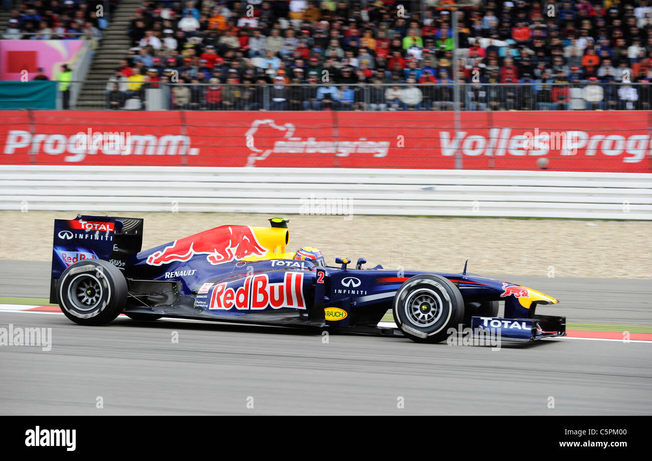 Mark Webber (AUS), Red Bull Racing during the German Formula One Grand ...