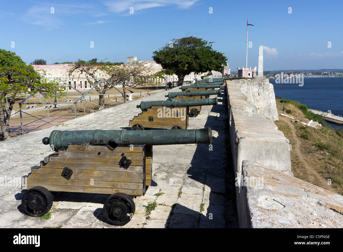 Fortress of San Carlos De La CabaÃ±a Stock Image - Image of tourism,  important: 37263257