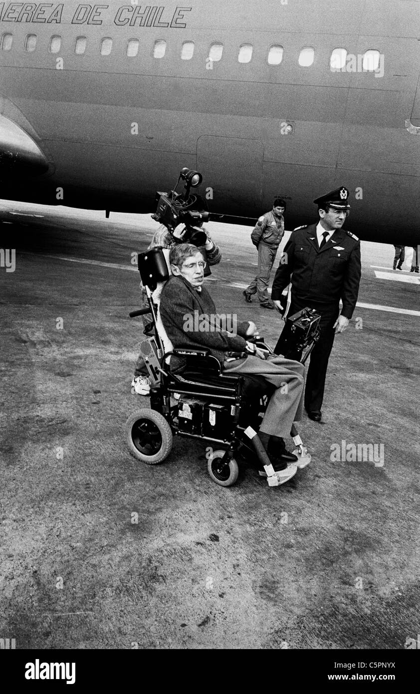 Stephen Hawking at Antartica 1997 Stock Photo