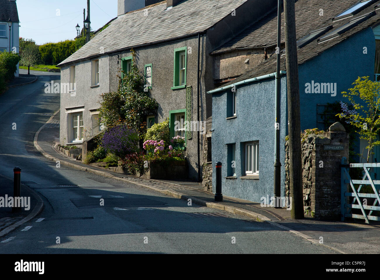 Houses in the village of Broughton, Cumbria, England UK Stock Photo Alamy