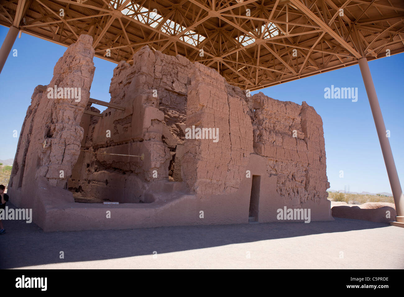 Building ruins, Casa Grande Ruins National Monument, Coolidge, Arizona, United States of America Stock Photo