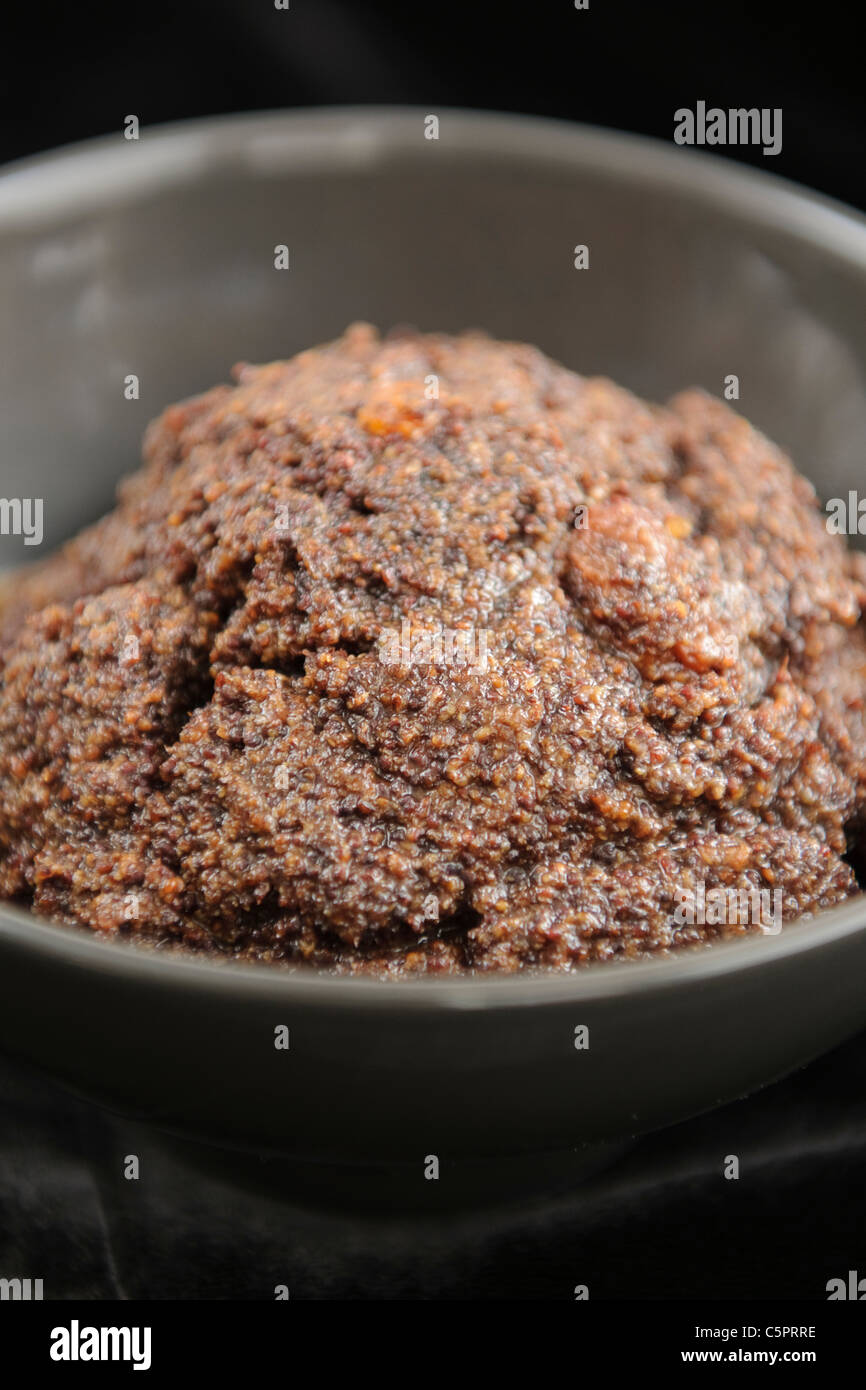 Traditional filling with poppy seed and raising used to cook cakes and