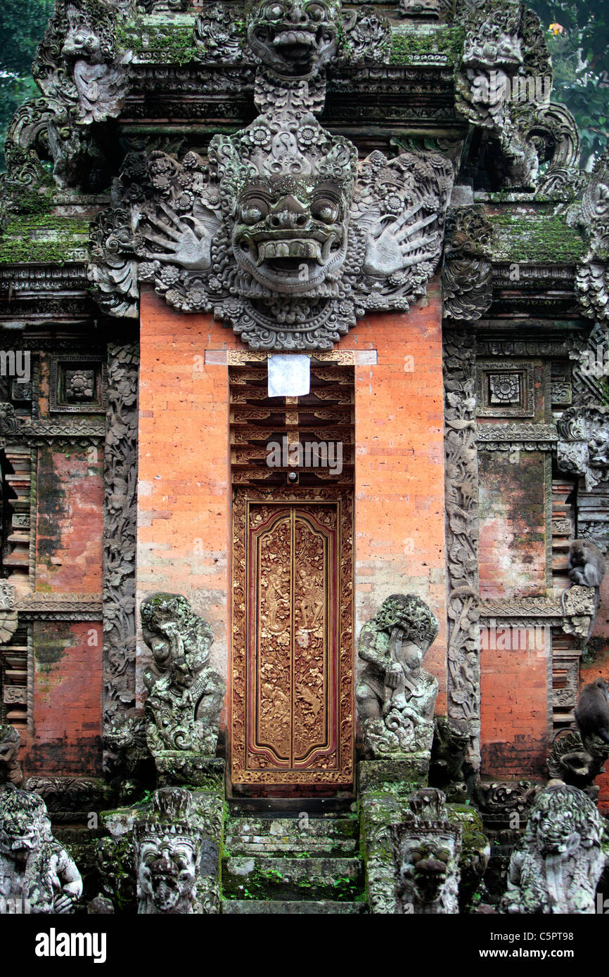 Temple of the Dead, Sacred Monkey Forest Sanctuary, Ubud, Bali, Indonesia Stock Photo