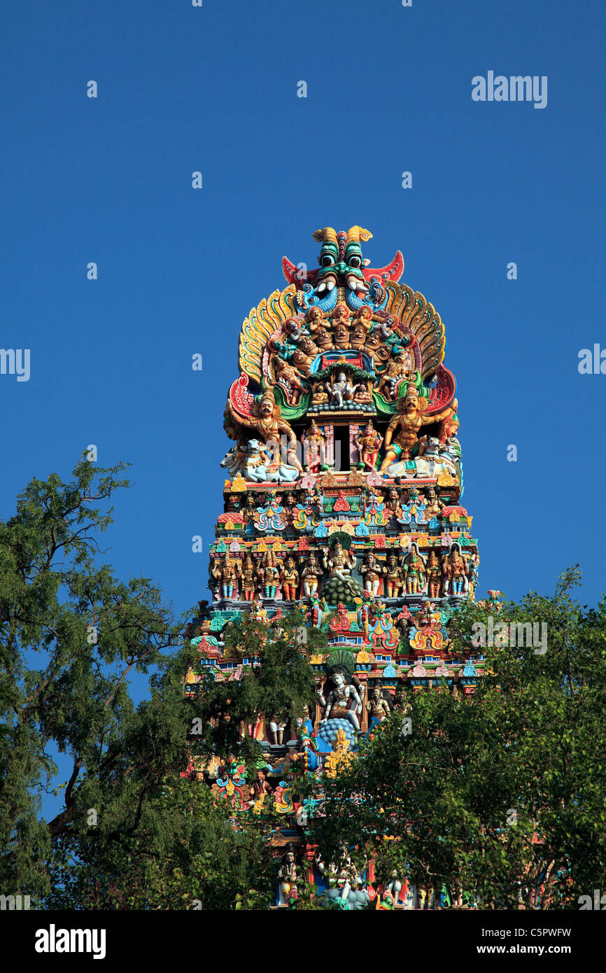 Meenakshi Amman Temple, Madurai, Tamil Nadu, India Stock Photo