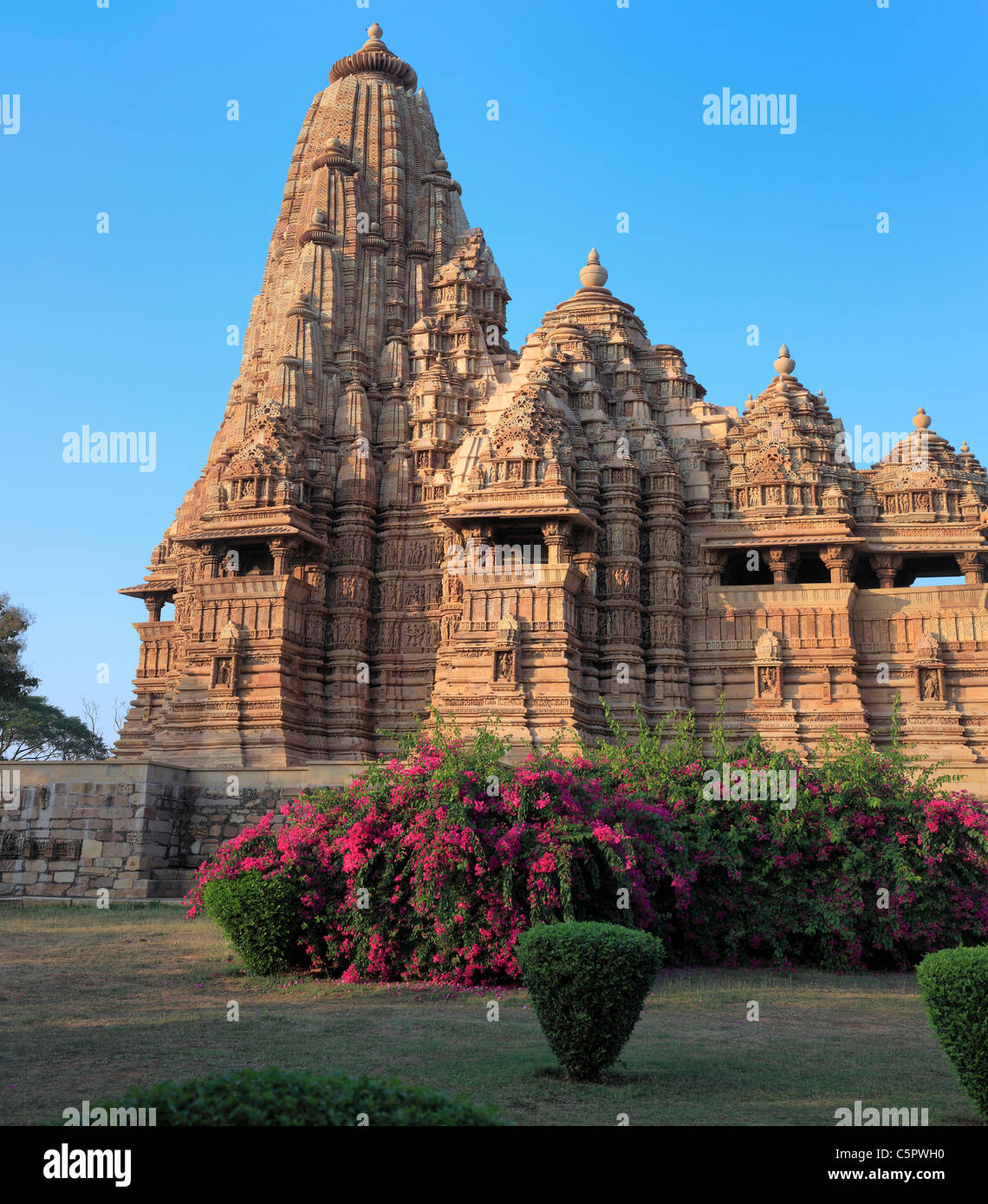 Hindu temple, Khajuraho, Madhya Pradesh, India Stock Photo