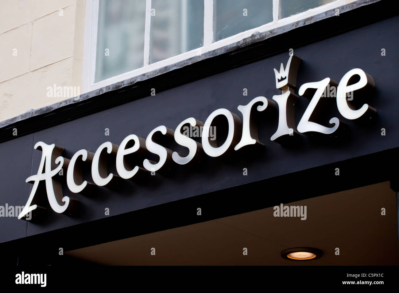 Accessorize Store Fascia Stock Photo Alamy