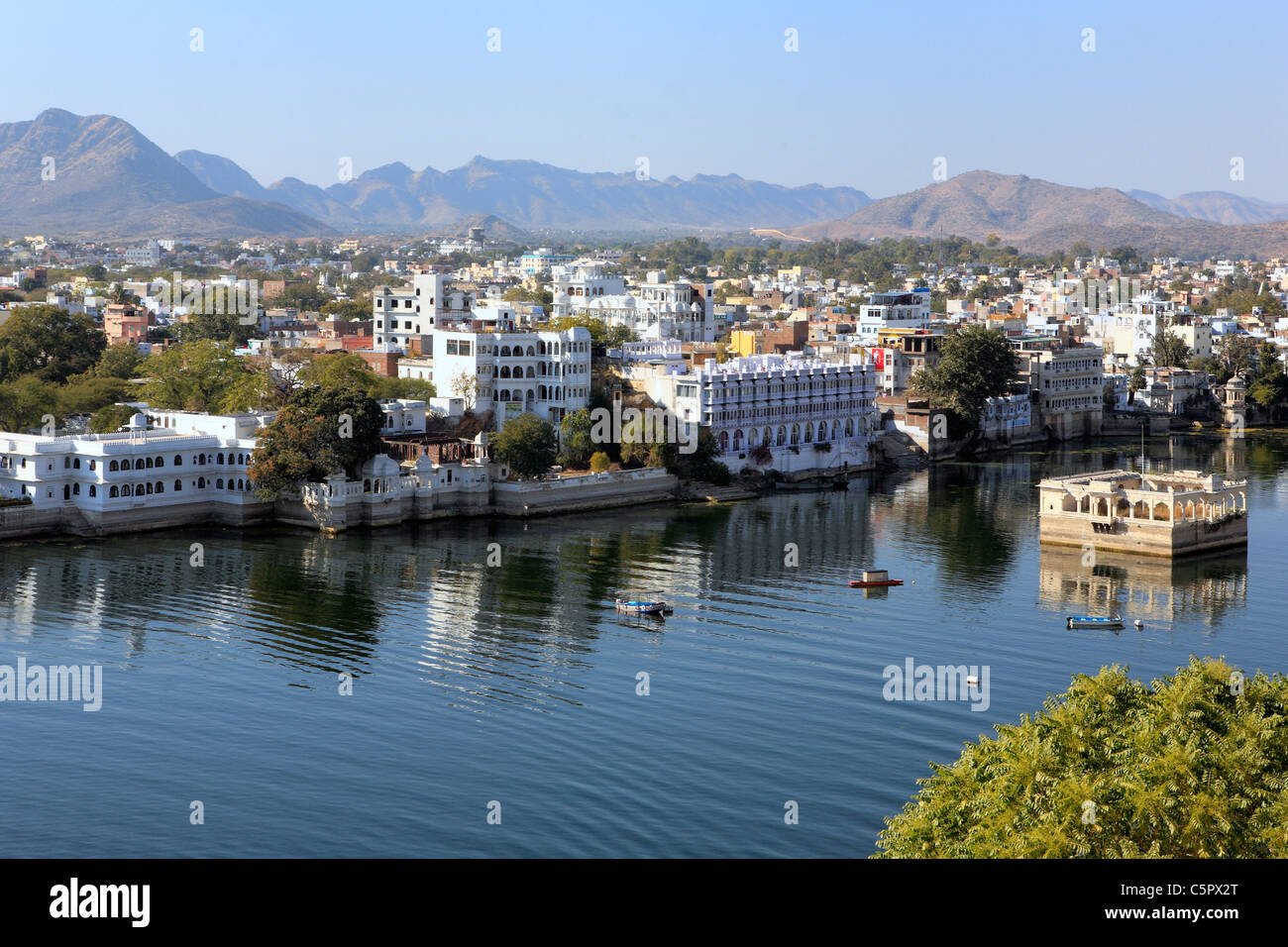 Pichola lake, Udaipur, India Stock Photo