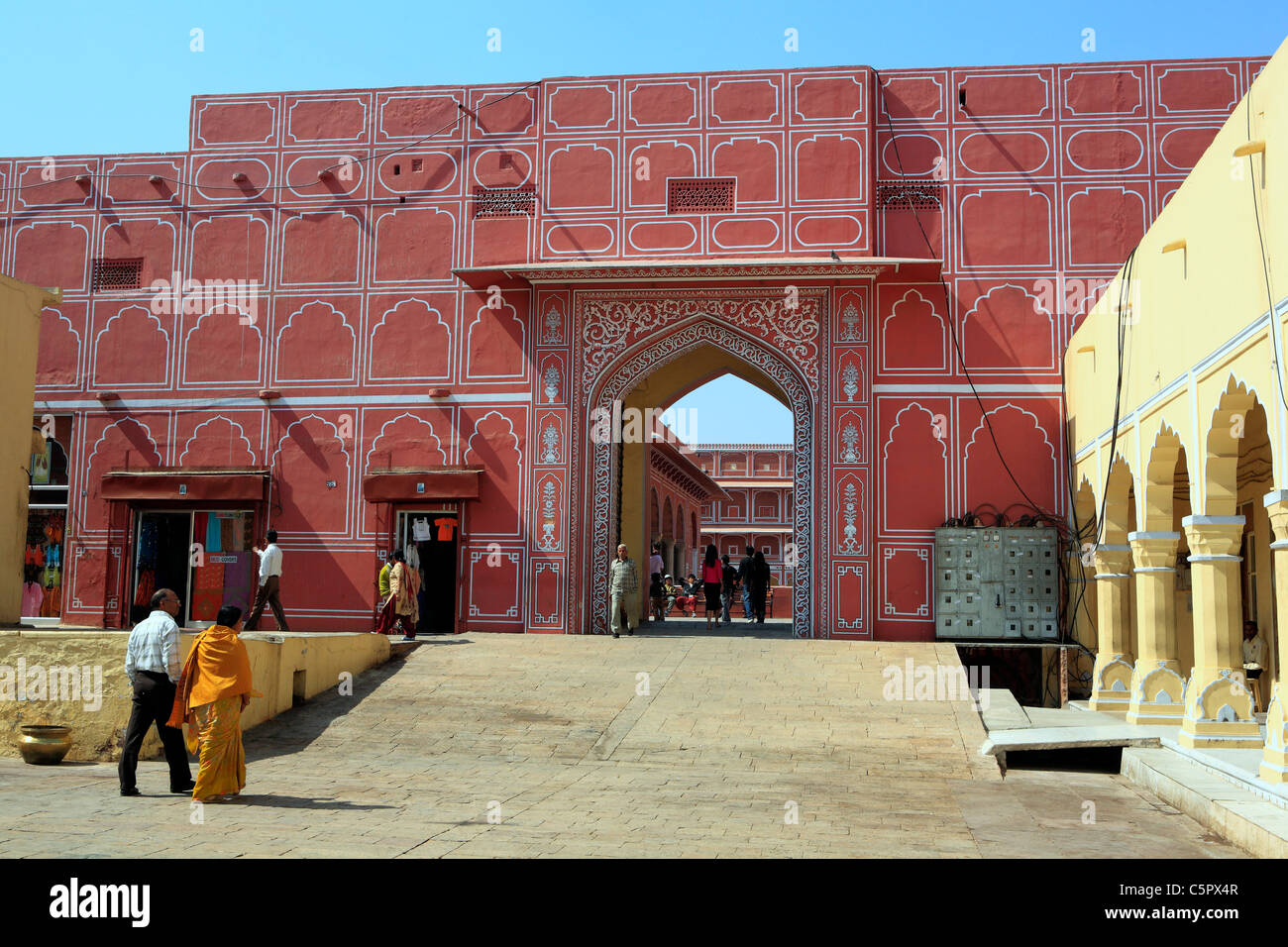 City palace (18th century), Jaipur, India Stock Photo