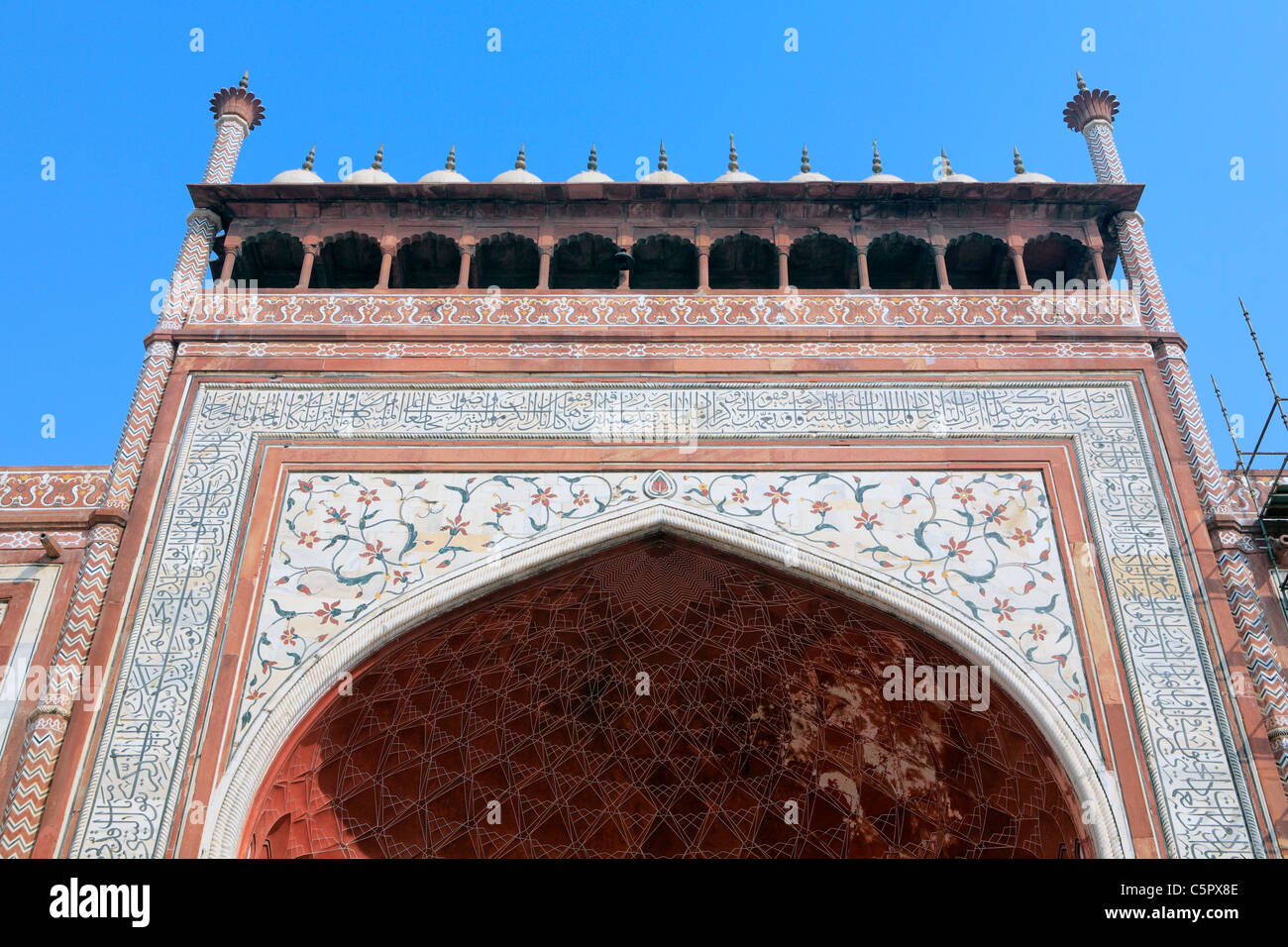 Taj Mahal, gateway (1640s), Agra, India Stock Photo
