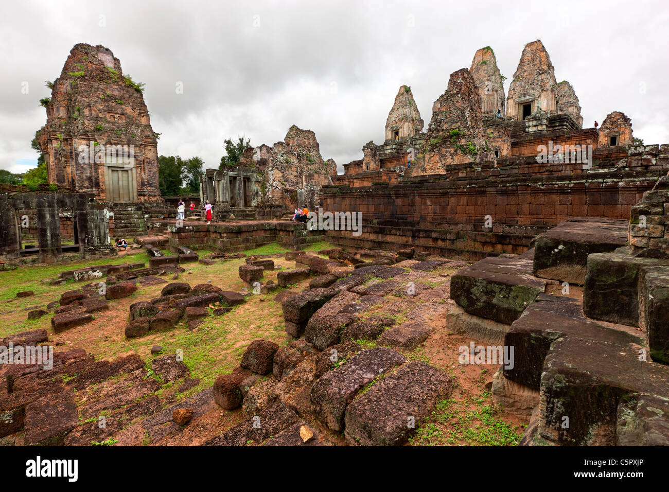 Prasat Pre Rup (turn the body), Angkor, UNESCO World Heritage Site, Siem Reap, Cambodia, south-east Asia Stock Photo