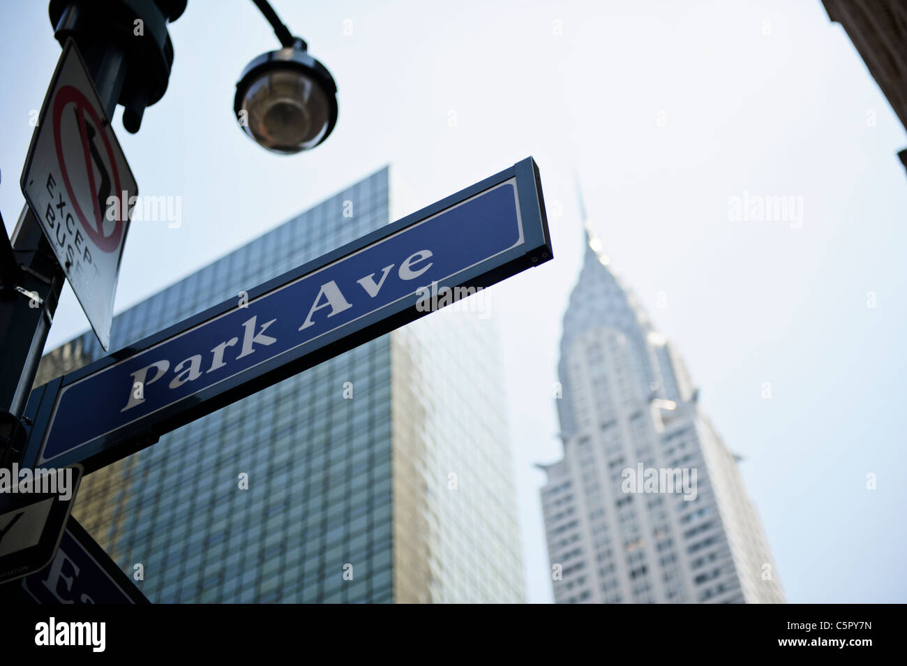 Park Avenue, New York City, United States. Stock Photo