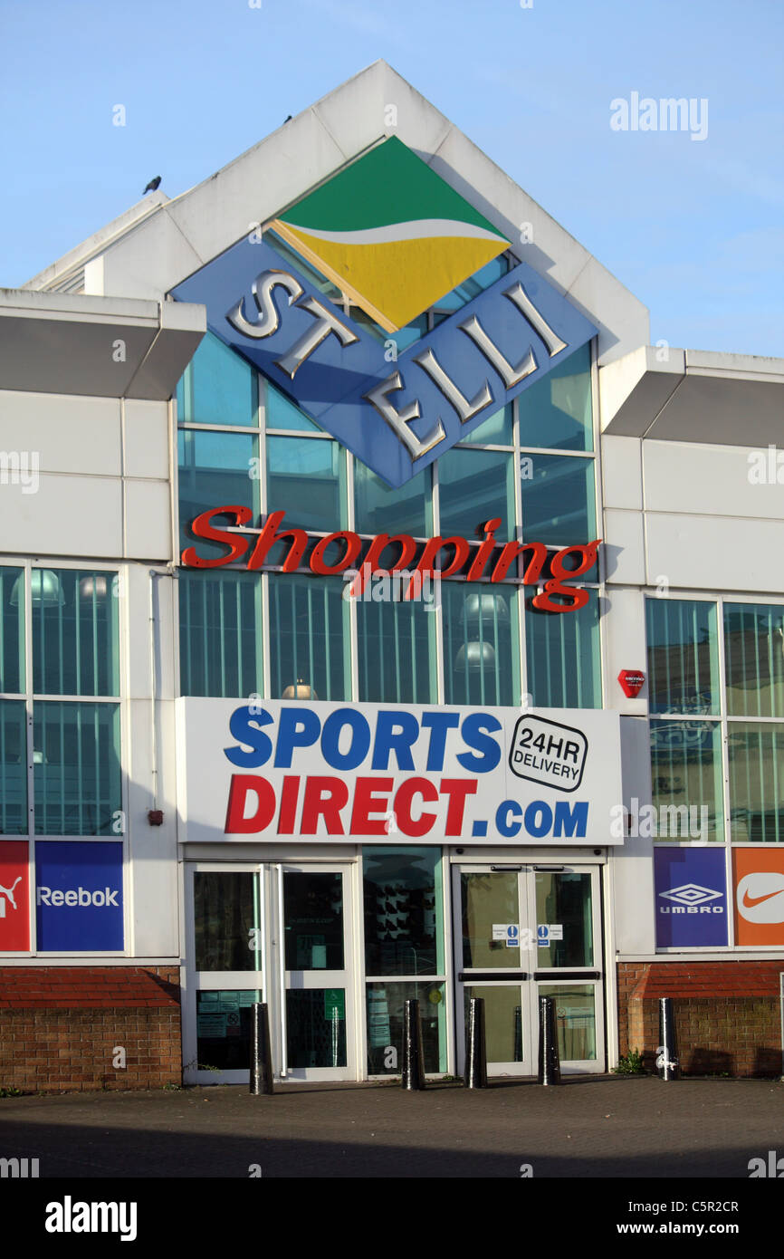 The St Elli shopping centre in Llanelli Stock Photo