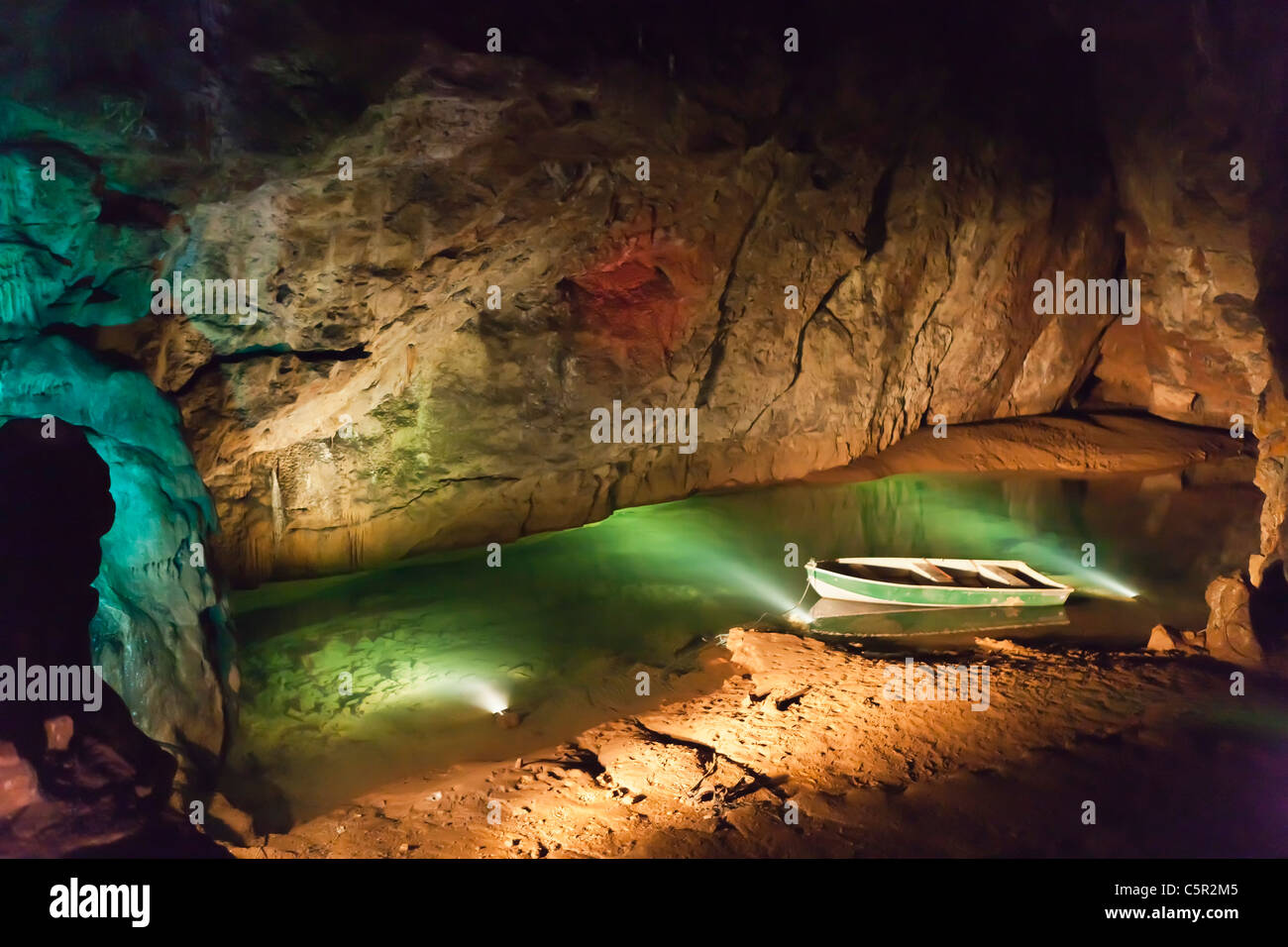 Witches kitchen, Wookey Hole Caves Stock Photo