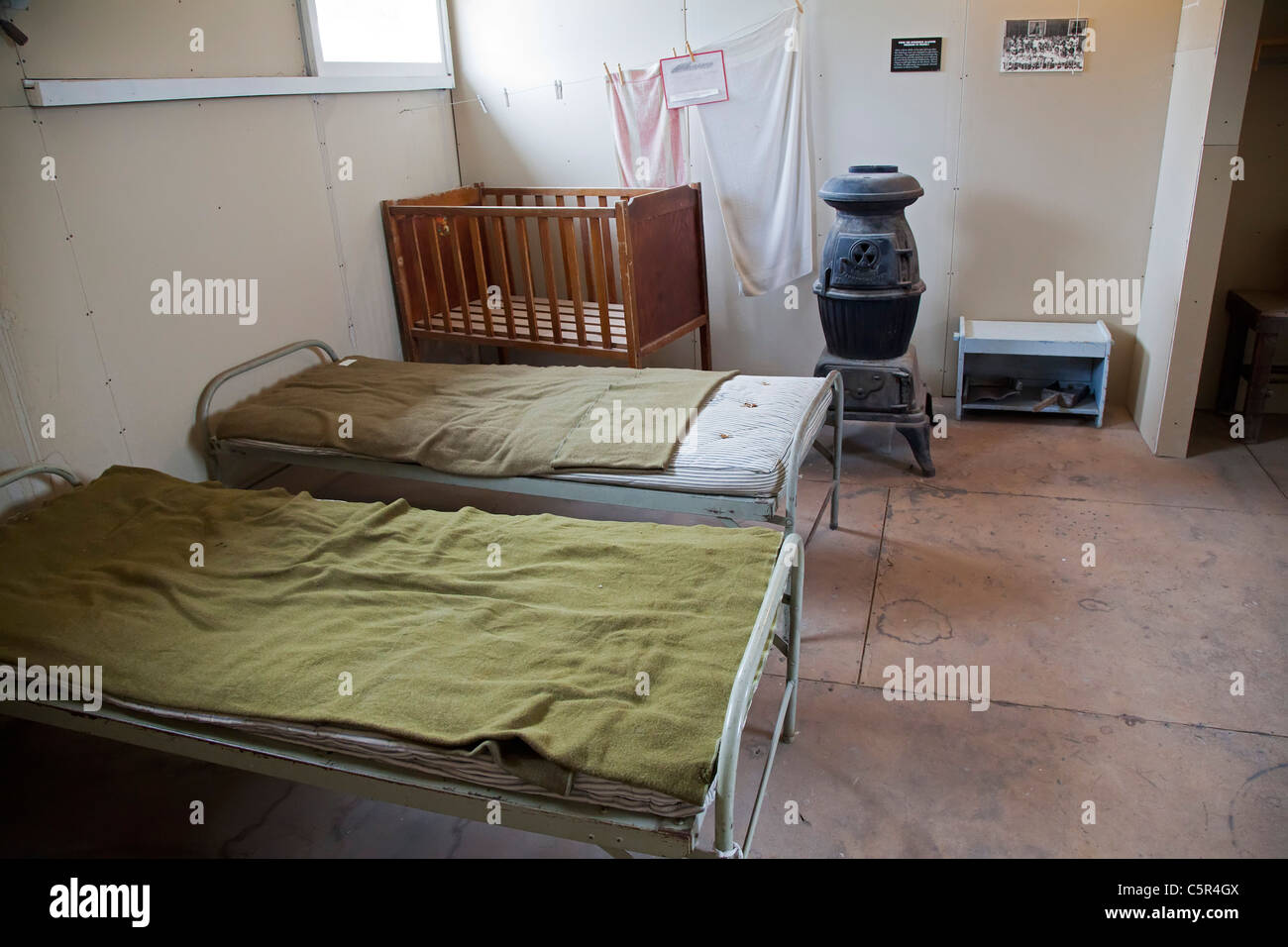 Topaz Internment Camp Stock Photo