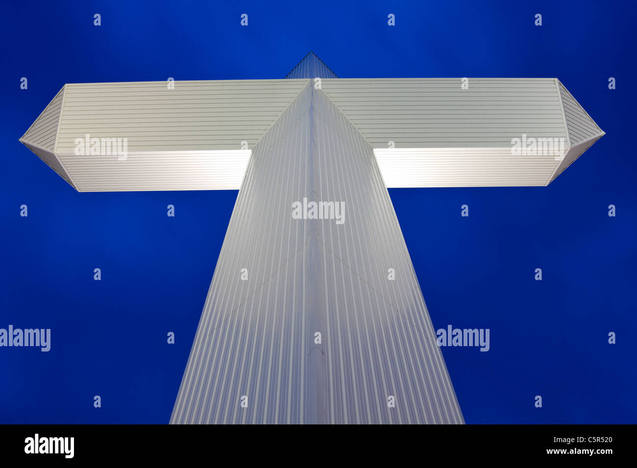 Cross in Effingham, Illinois Stock Photo Alamy