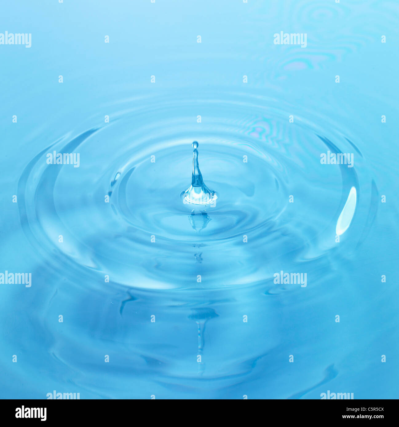 Water ripple Stock Photo