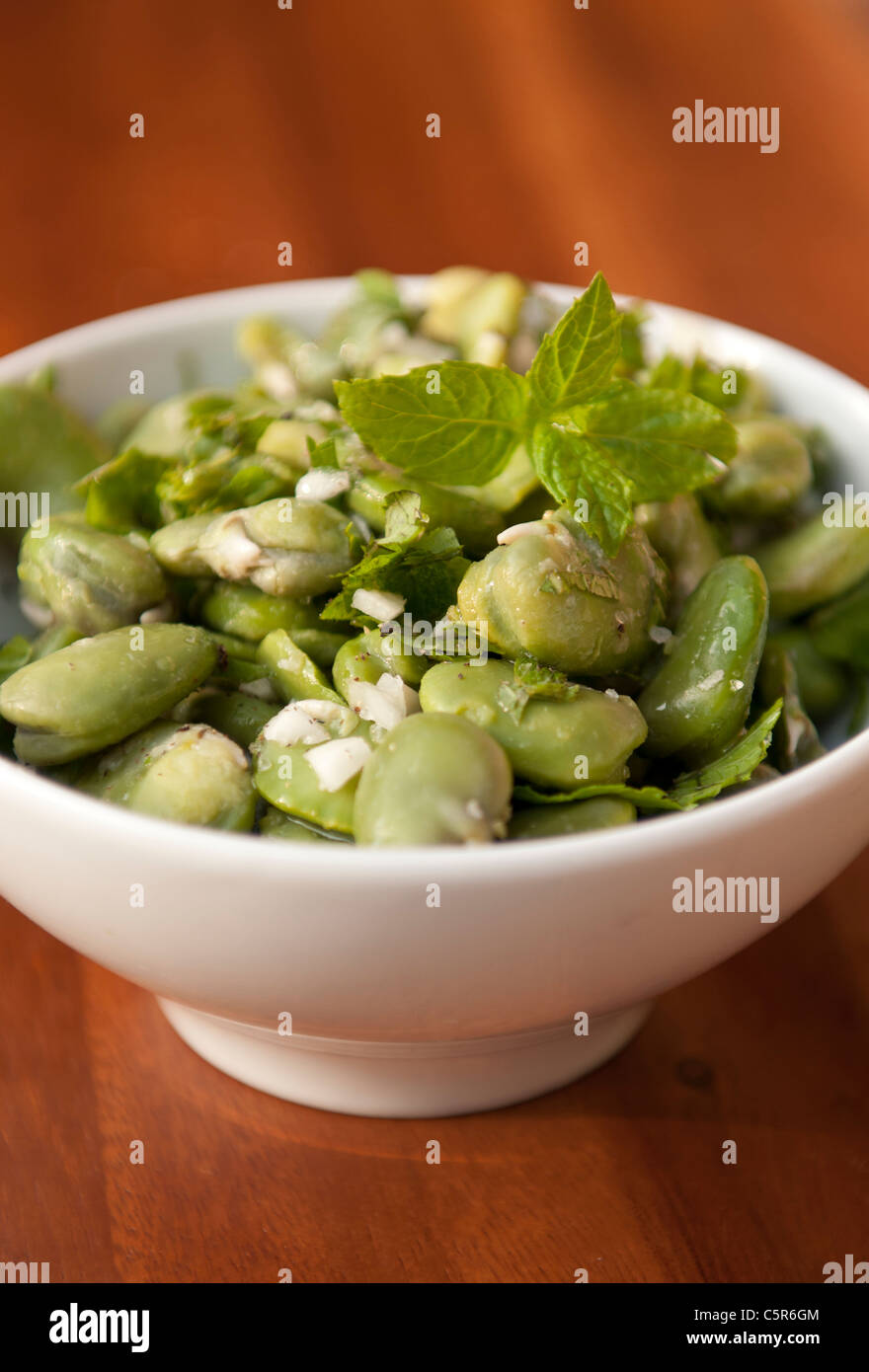 Tradition green boiled broad bean Stock Photo Alamy