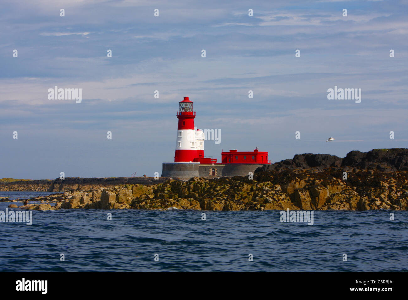 Gracie Darling's Longstone Lighthouse, Farne Islands, UK Stock Photo