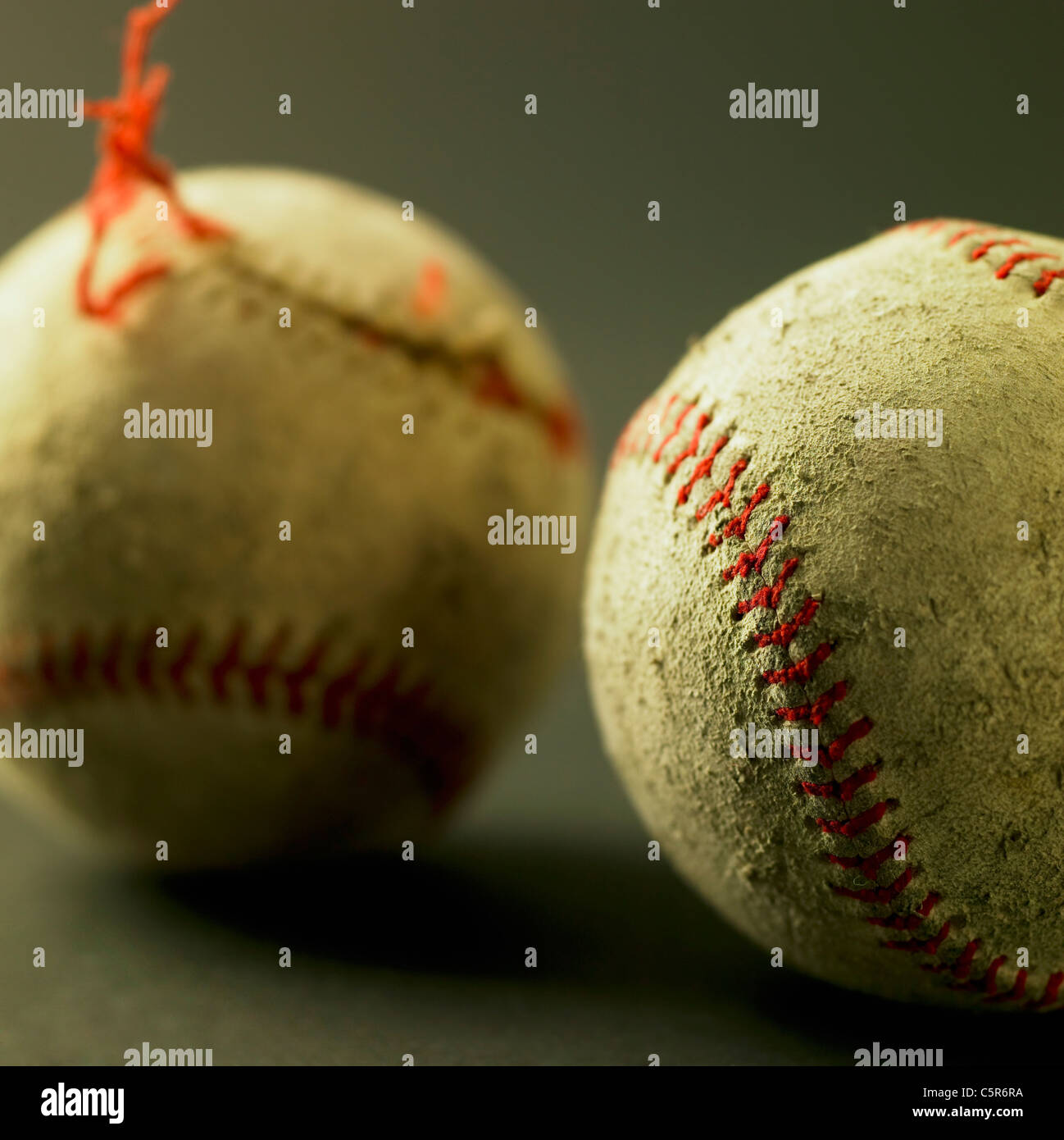 Two dirty balls Stock Photo - Alamy