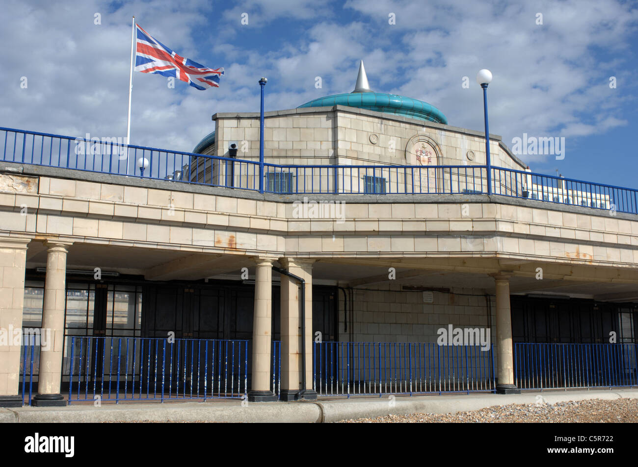 Bandstand, Grand Parade, Eastbourne, East Sussex, England, UK Stock