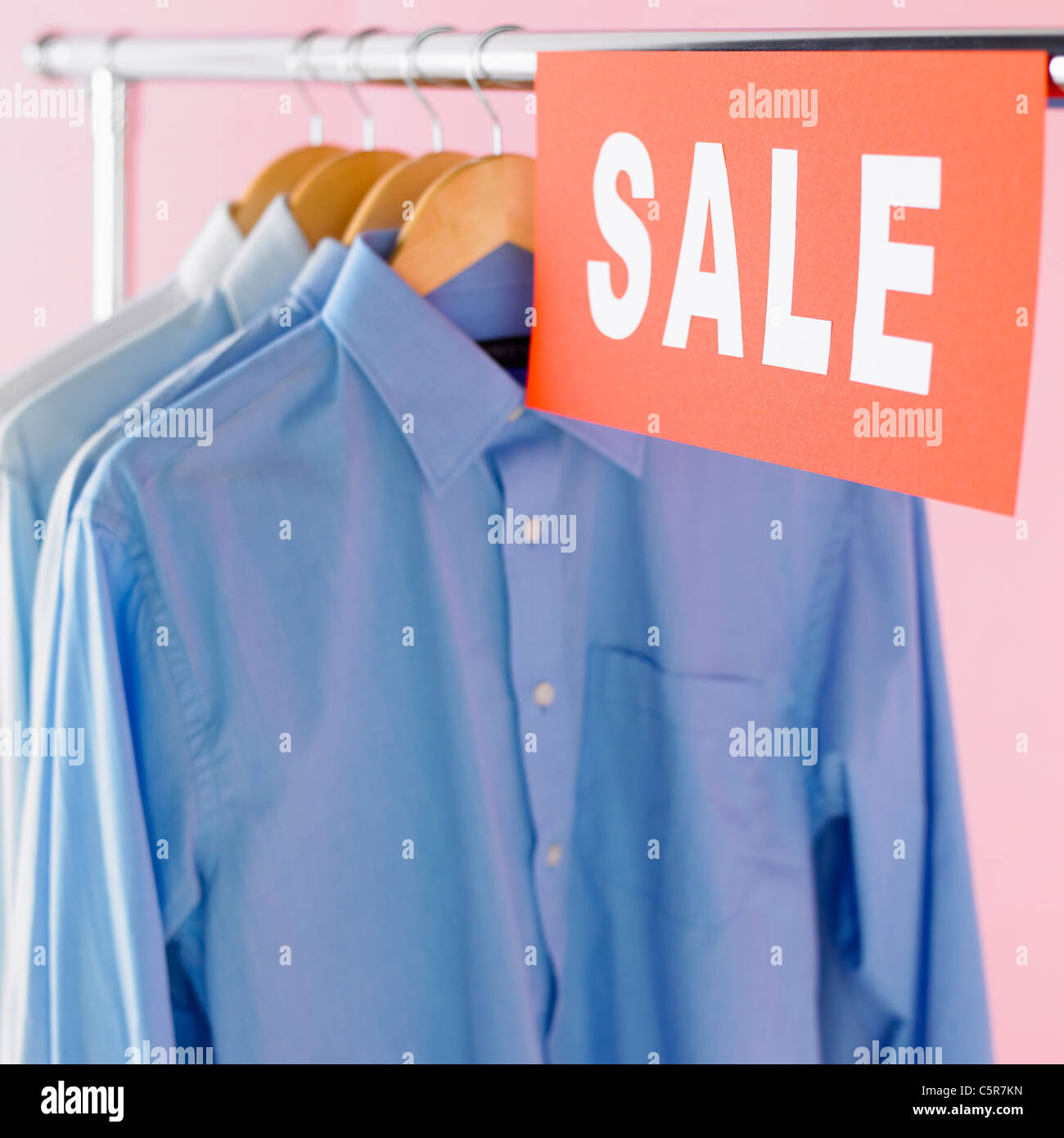 Clothes on sale Stock Photo Alamy