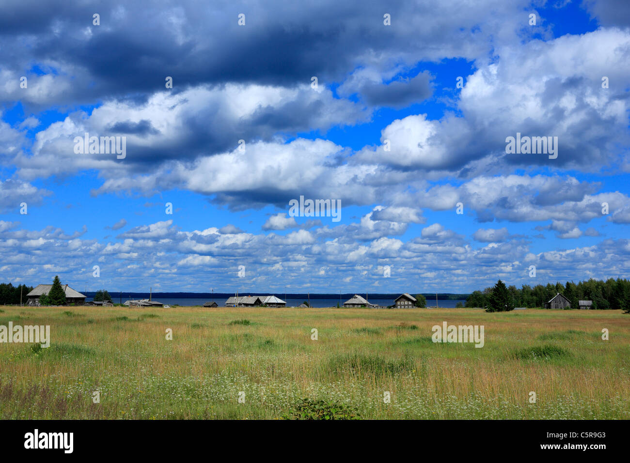 Orlovo, Archangelsk (Arkhangelsk) region, Russia Stock Photo