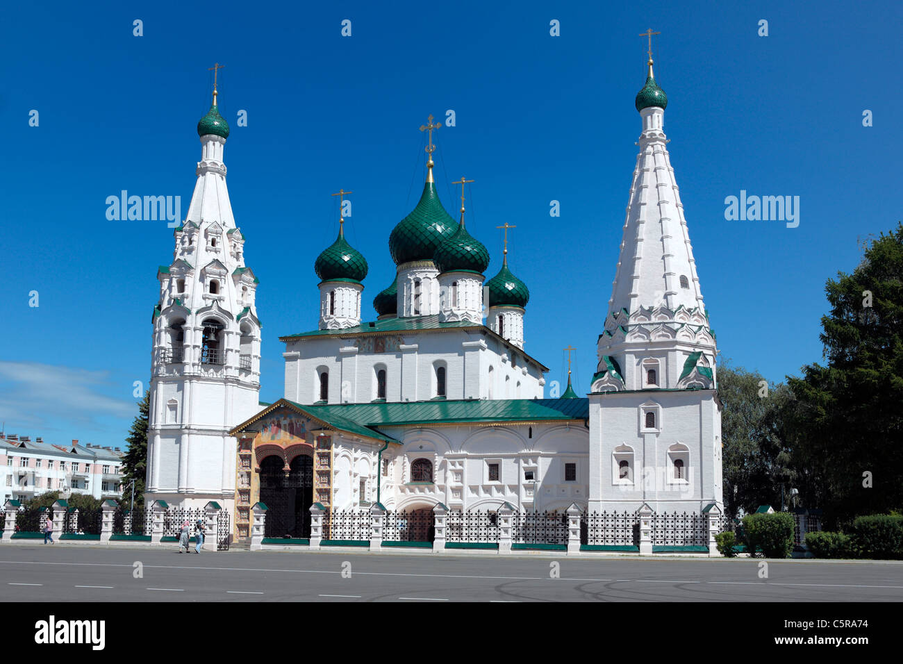 St. Elias the Prophet church (1647-1650), Yaroslavl, Yaroslavl region, Russia Stock Photo