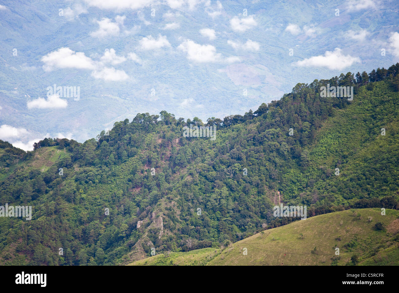 Mountains, Canton Las Pilas, San Ignacio, Chaltenango, Stock Photo