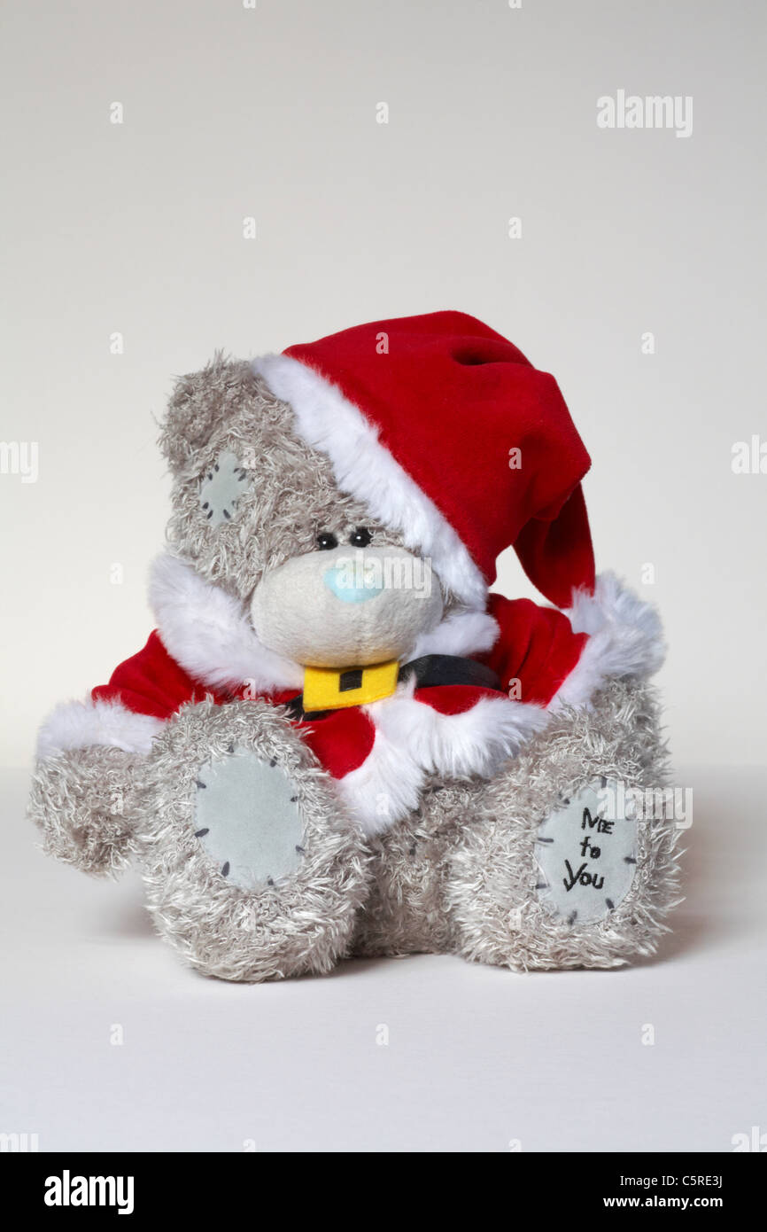 Teddy bear santa outfit new arrivals