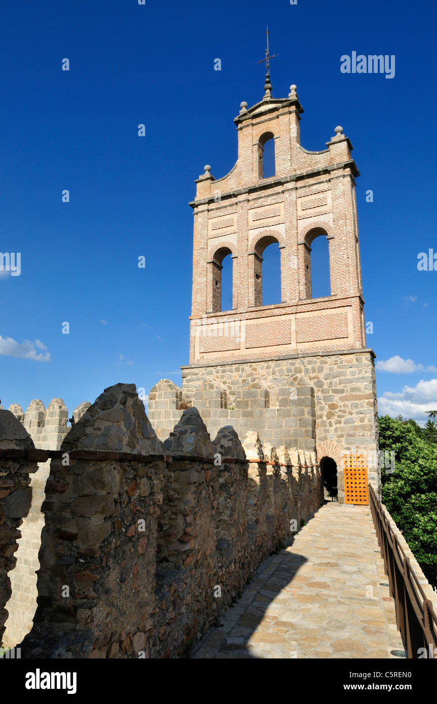 Europe, Spain, Castile and Leon, Avila, View of medieval citywall Stock Photo