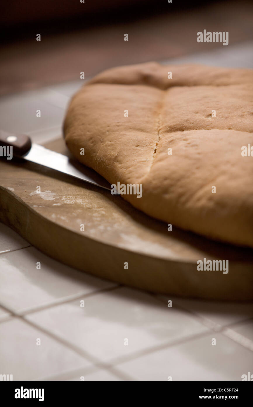 Traditional bread Tuscany, Italy Stock Photo