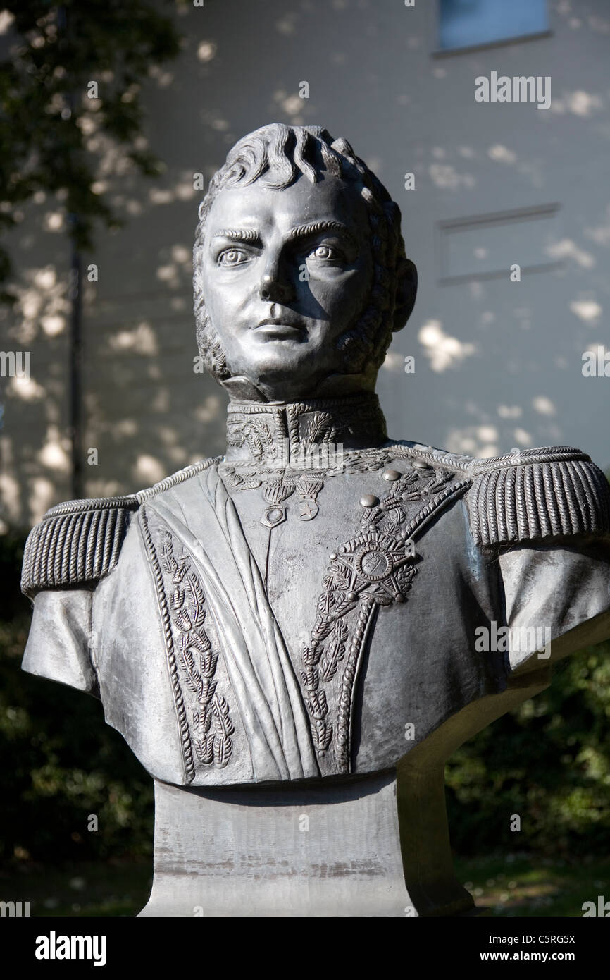 Statue of General Bernardo O'Higgins in Richmond - London Stock Photo