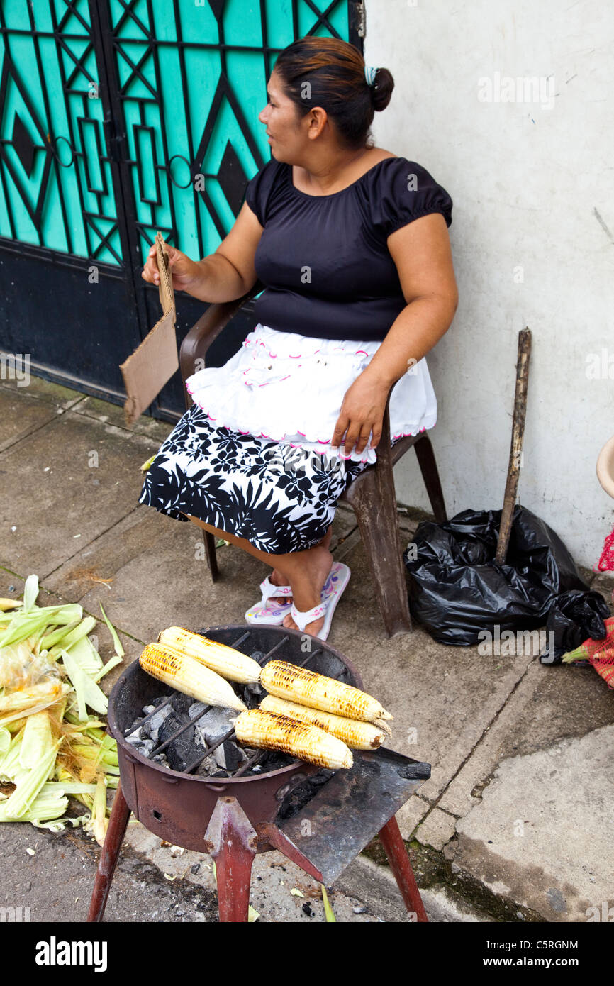 Corn at Market in Chaltenango, Chaltenango Department, El Salvador