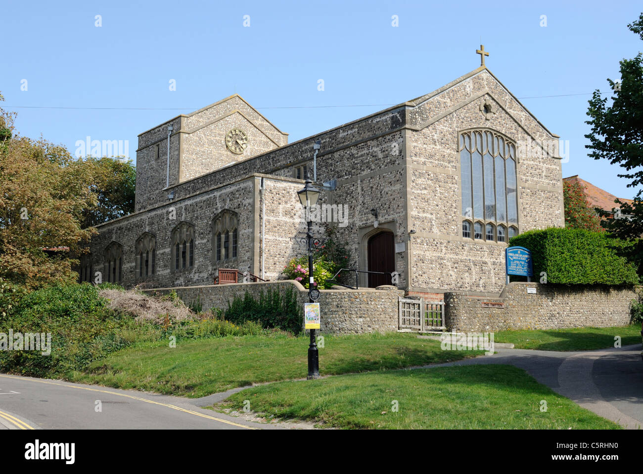 Our Lady Of Lourdes Catholic Church, Rottingdean, Sussex, England Stock