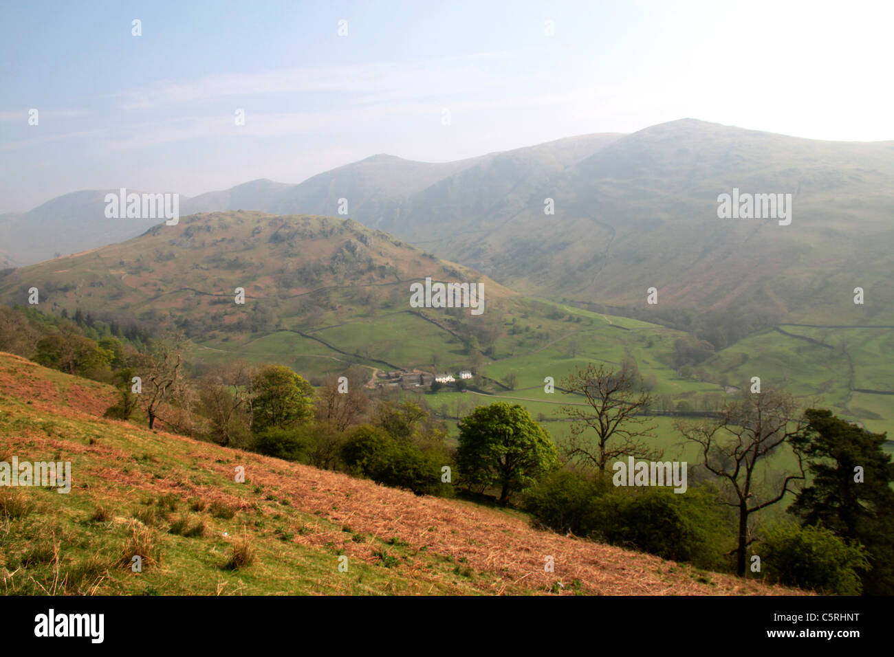 Mountainous landscape, the Lake District, England, UK Stock Photo
