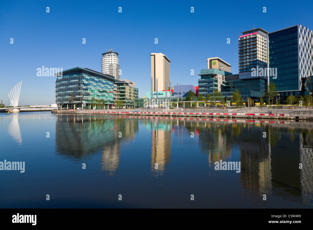 Media City, Salford Quays, Manchester, England Stock Photo
