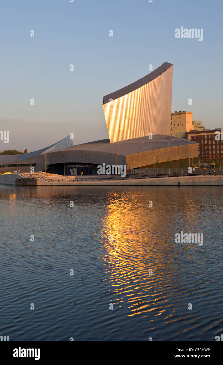 Imperial War Museum North, Salford Quays, Manchester, England Stock ...