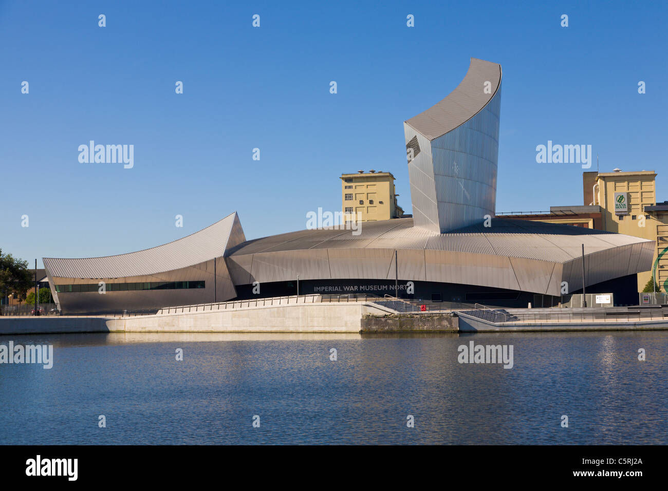 Imperial War Museum North, Salford Quays, Manchester, England Stock ...