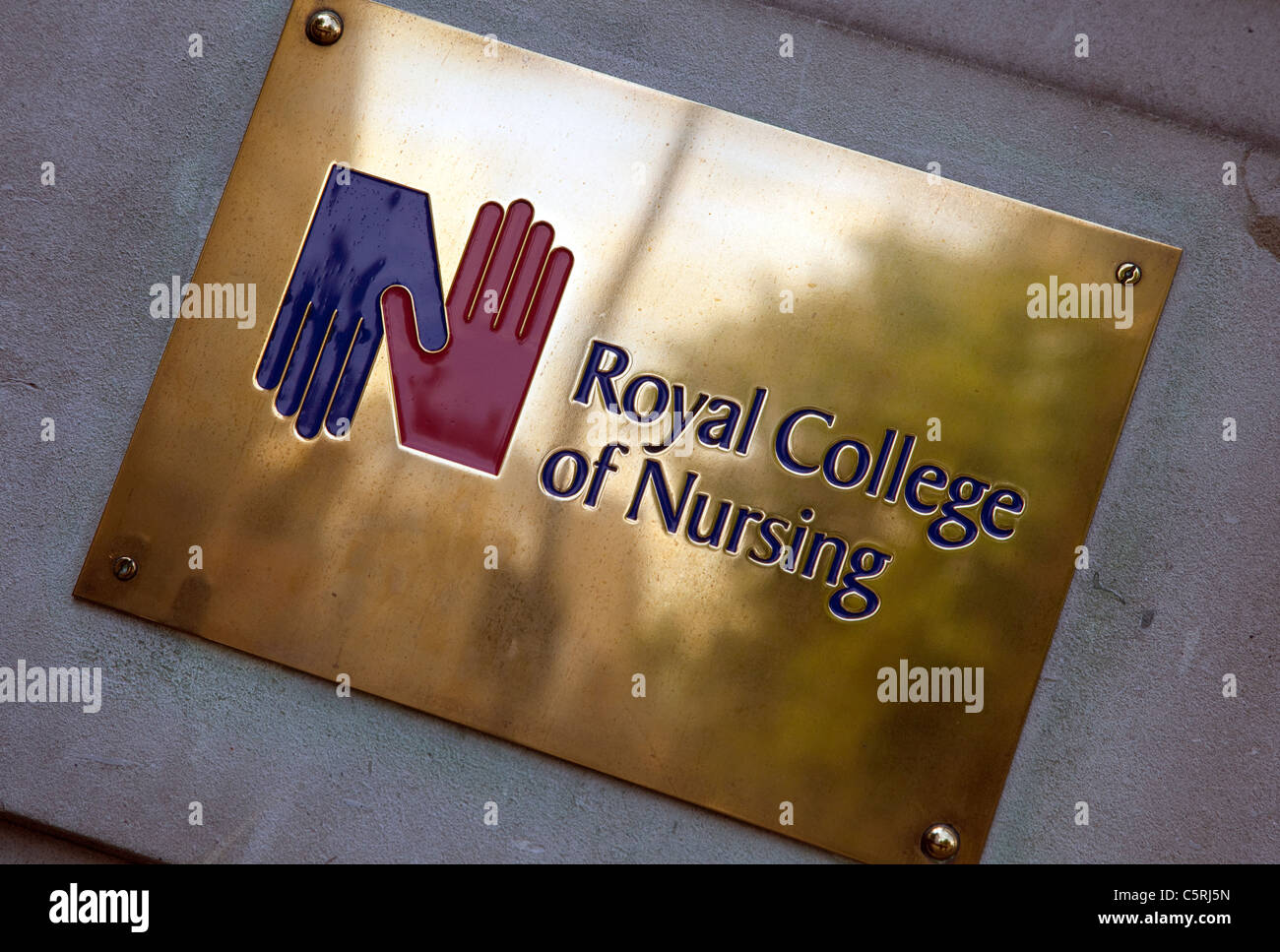 Royal College of Nursing, Cavendish Square, London Stock Photo
