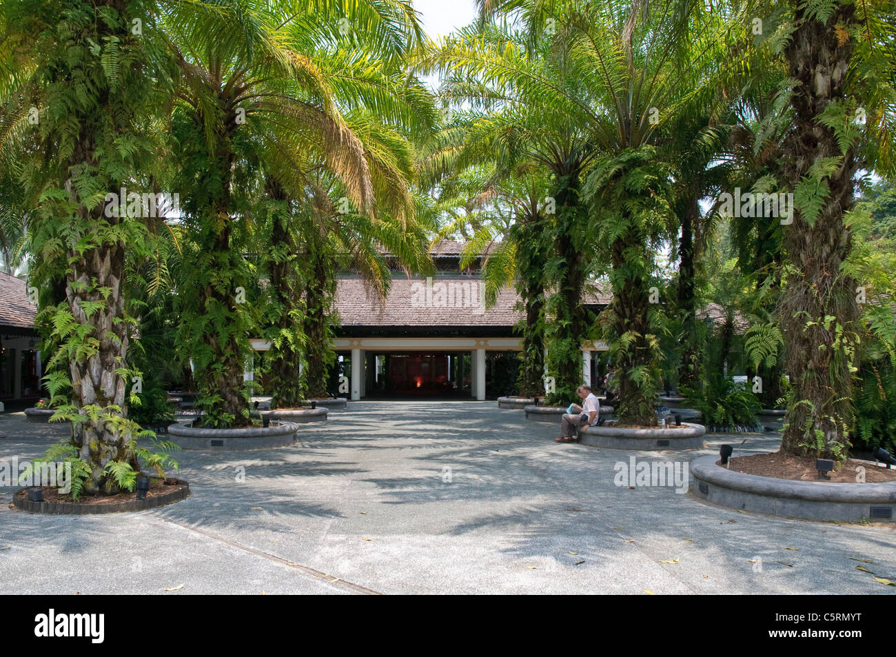 Entrance of the Botanical Garden in Singapore, Southeast Asia, Asia