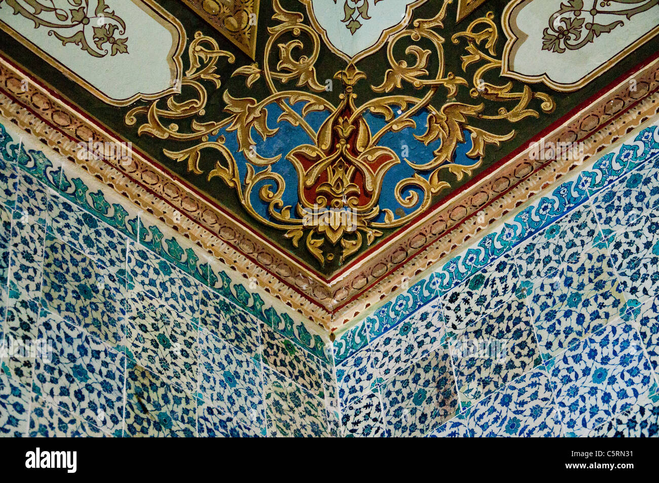 Ornate Painted Ceiling Tiles Stock Photos Ornate Painted Ceiling