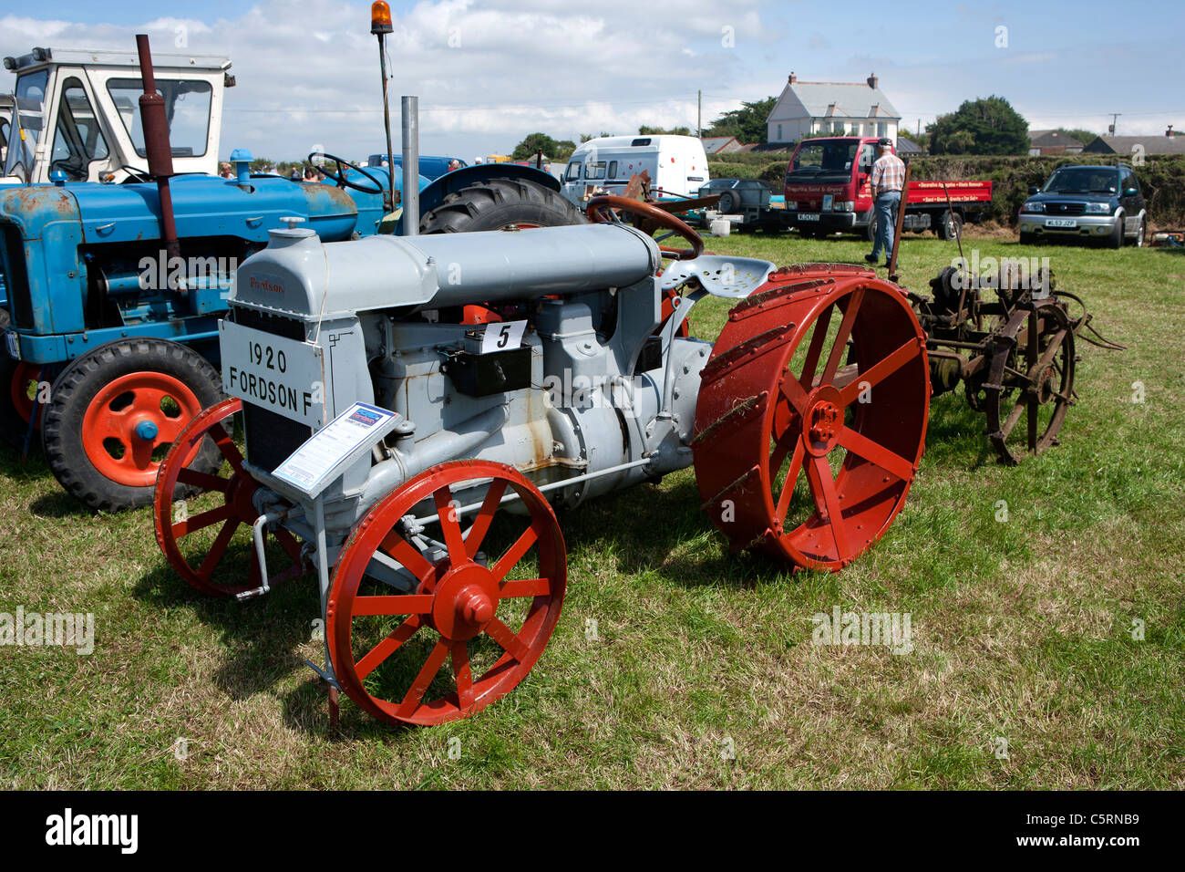 1920 Fordson at St Buryan vintage tractor rally Stock Photo Alamy
