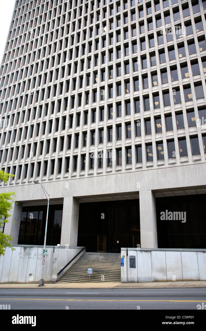 andrew jackson state office building Nashville Tennessee USA Stock Photo