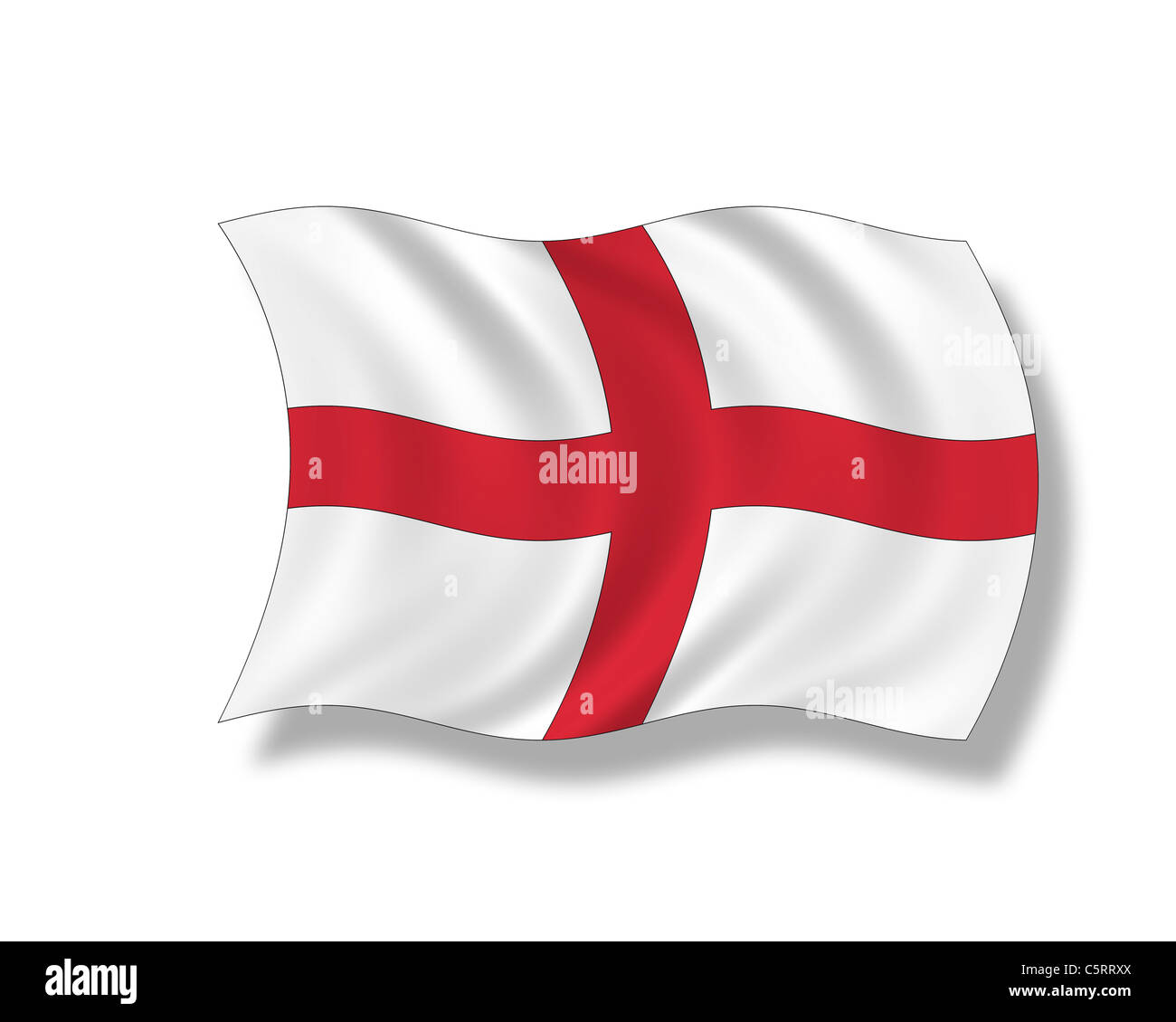 Illustration, Flag of England Stock Photo